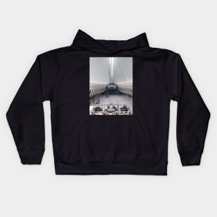 The Oculus - NYC Financial District Kids Hoodie